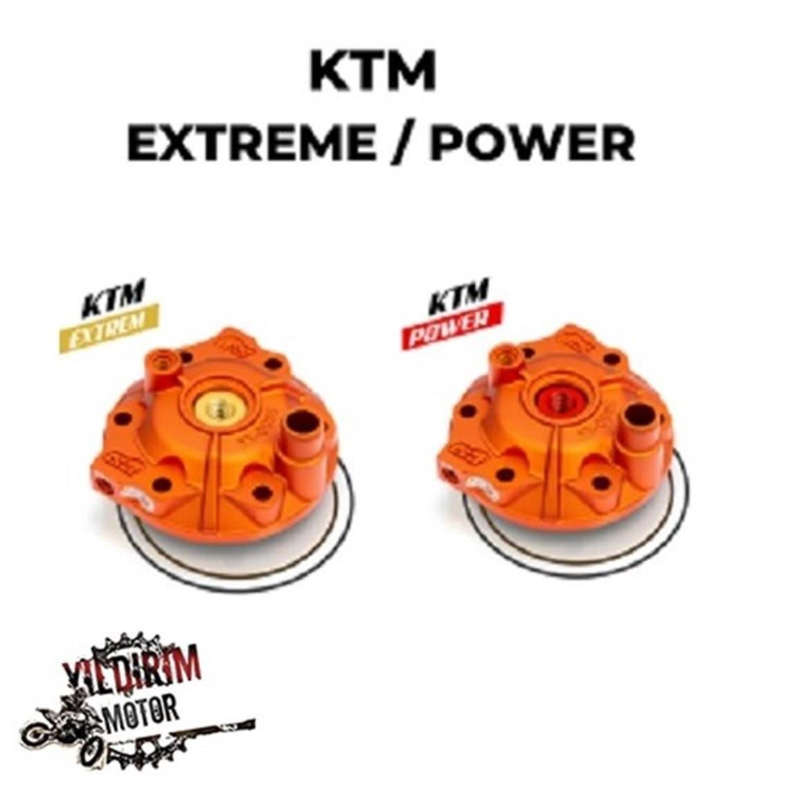 S3 KTM EXC 300 SİLİNDİR ÜST KAPAK TURUNCU 18-23