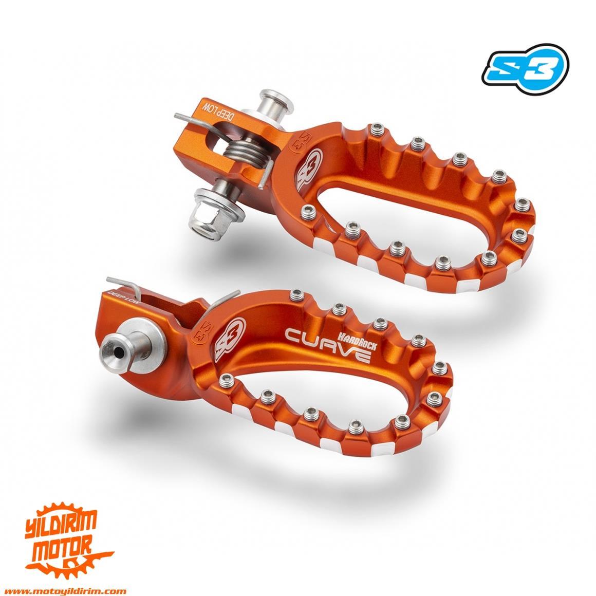 S3 KTM EXC EXC-F MODELLER BASAK SETİ AÇIK TURUNCU 17-23