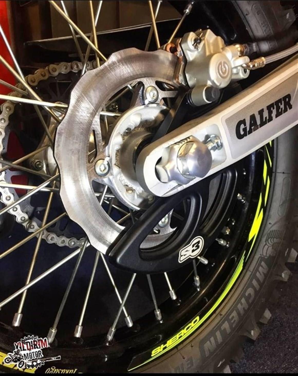 S3 KTM HUSQVARNA GAS GAS MODELELR DİSK KORUMA KIRMIZI 21-23