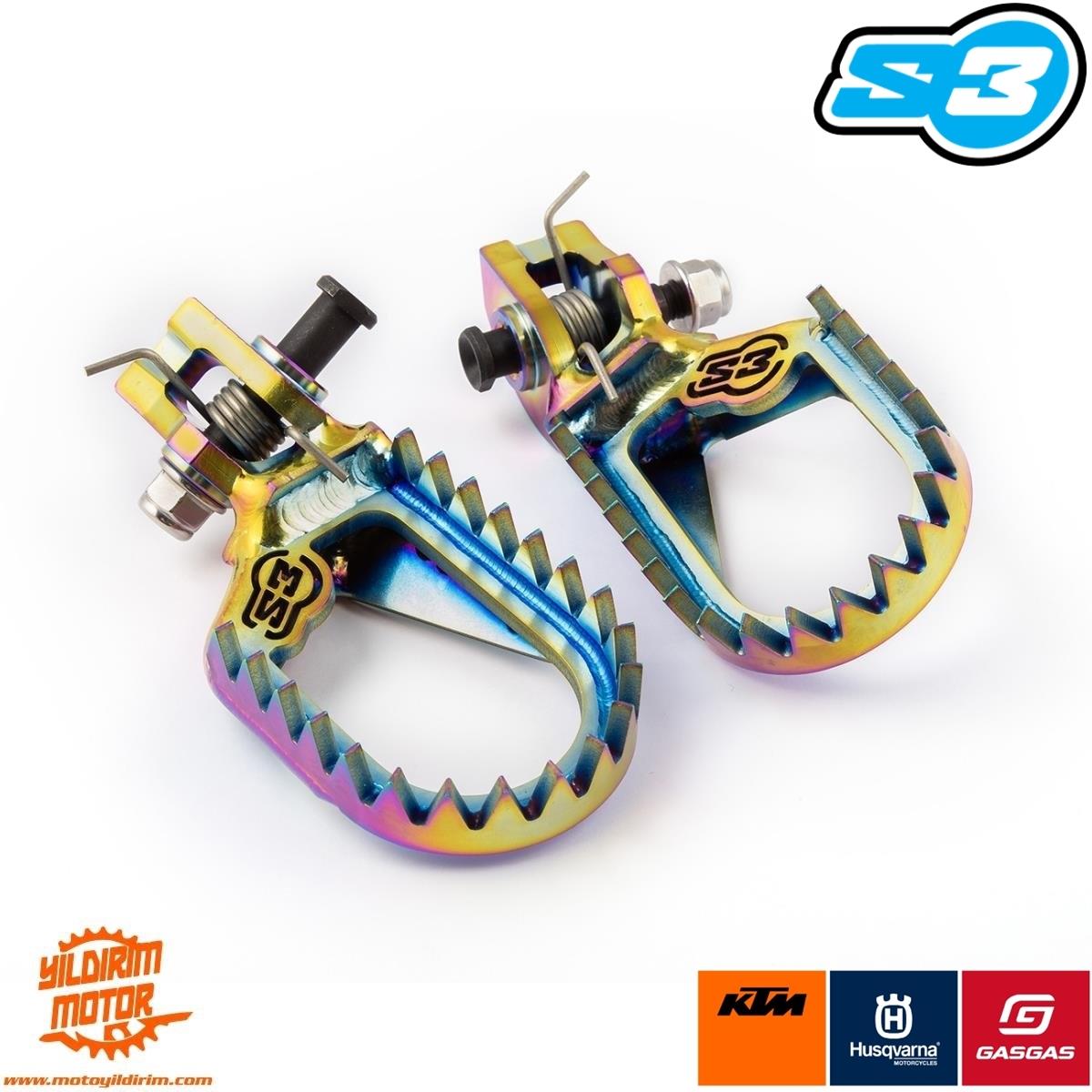 S3 KTM SX-F EXC MODELLER TİTANYUM BASAK SETİ 17-23