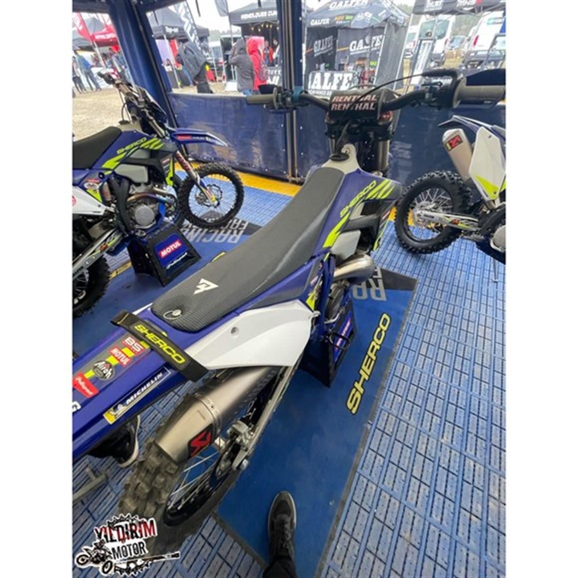 S3 SHERCO MARİO ROMAN SELE KILIFI MAVİ