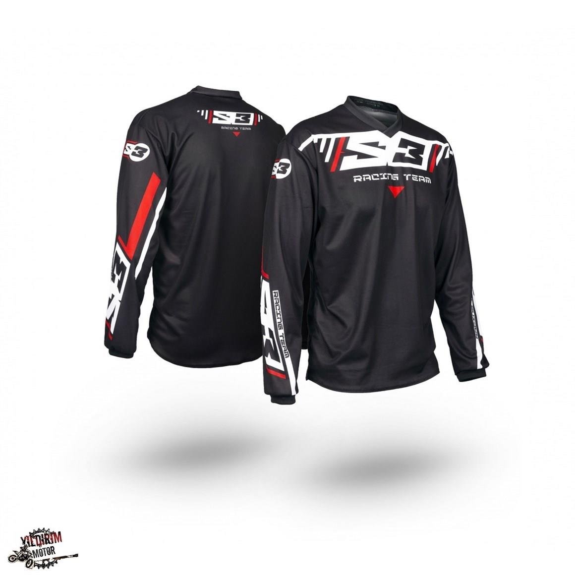 S3 RACING TEAM JERSEY SİYAH