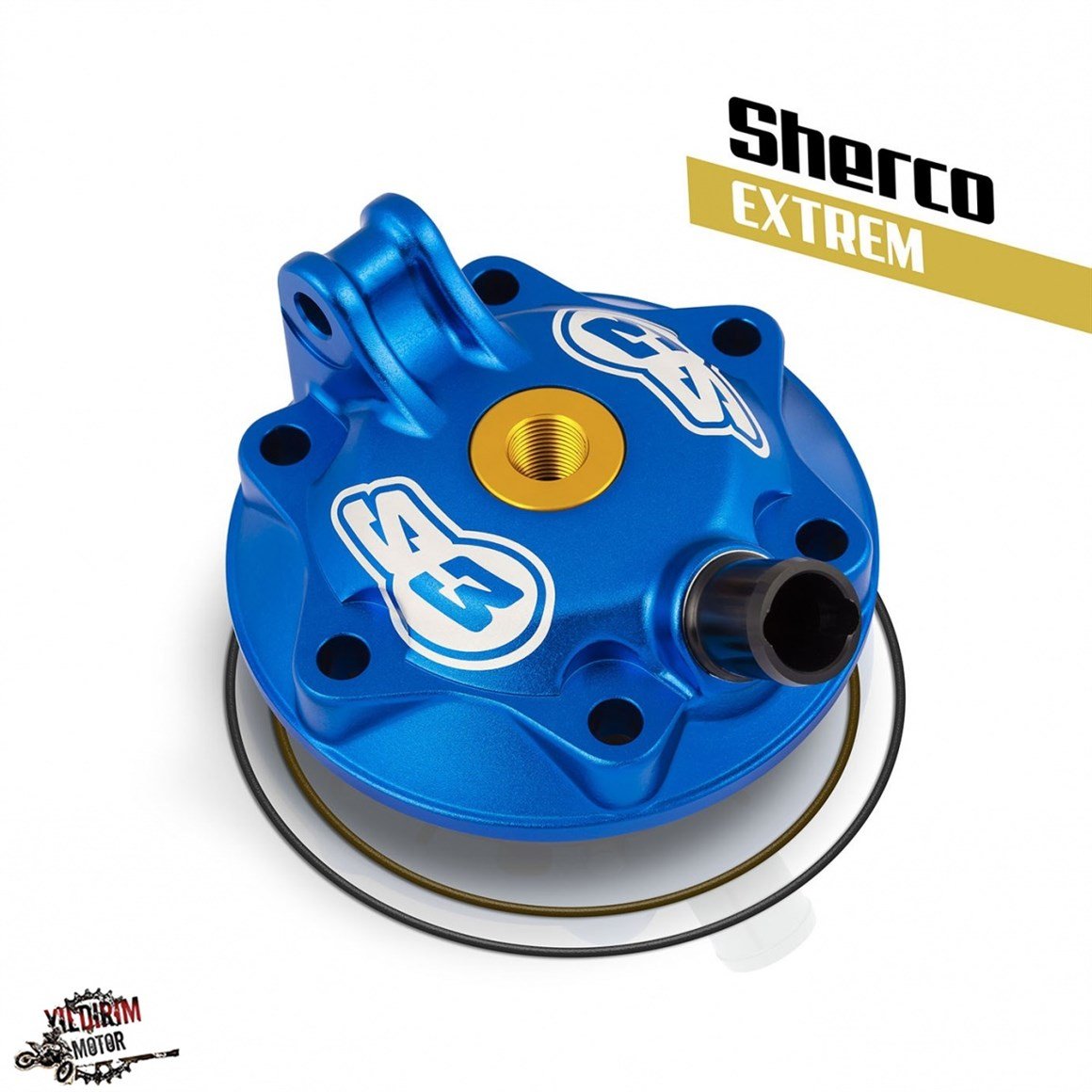 S3 Sherco 250 2T Performans Silindir Üst Kapak 17-)