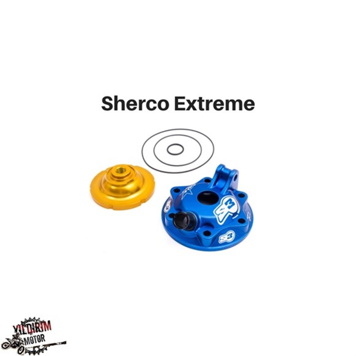 S3 Sherco 250 2T Performans Silindir Üst Kapak 17-)