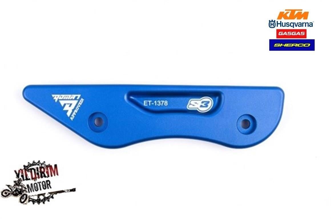 S3 SHERCO ARKA ZİNCİR SLİDER KORUYUCU MAVİ