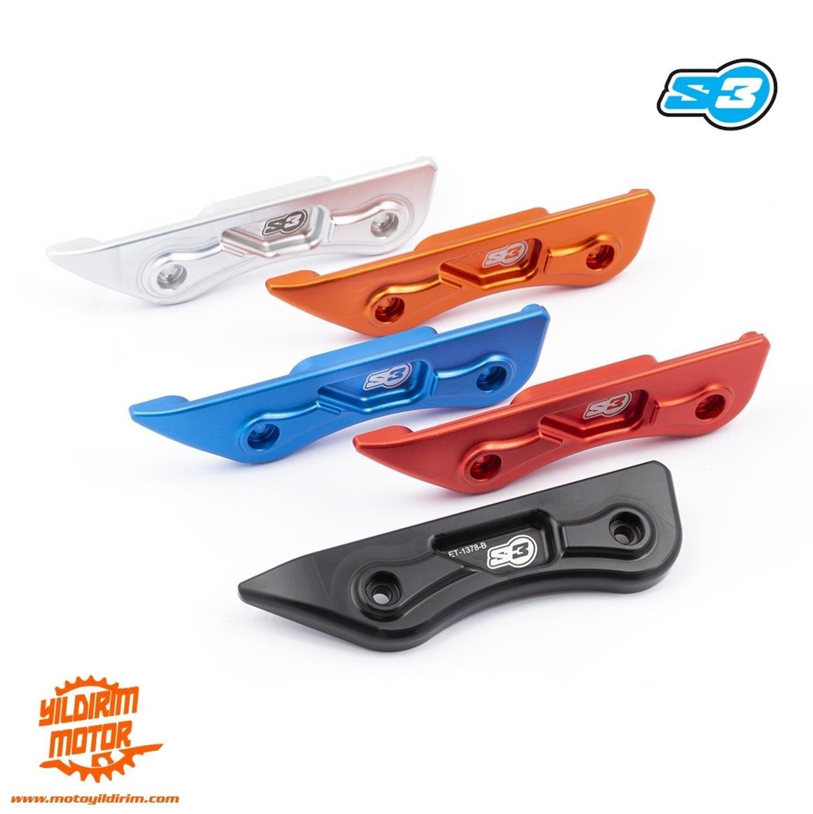 S3 SHERCO ARKA ZİNCİR SLİDER KORUYUCU MAVİ