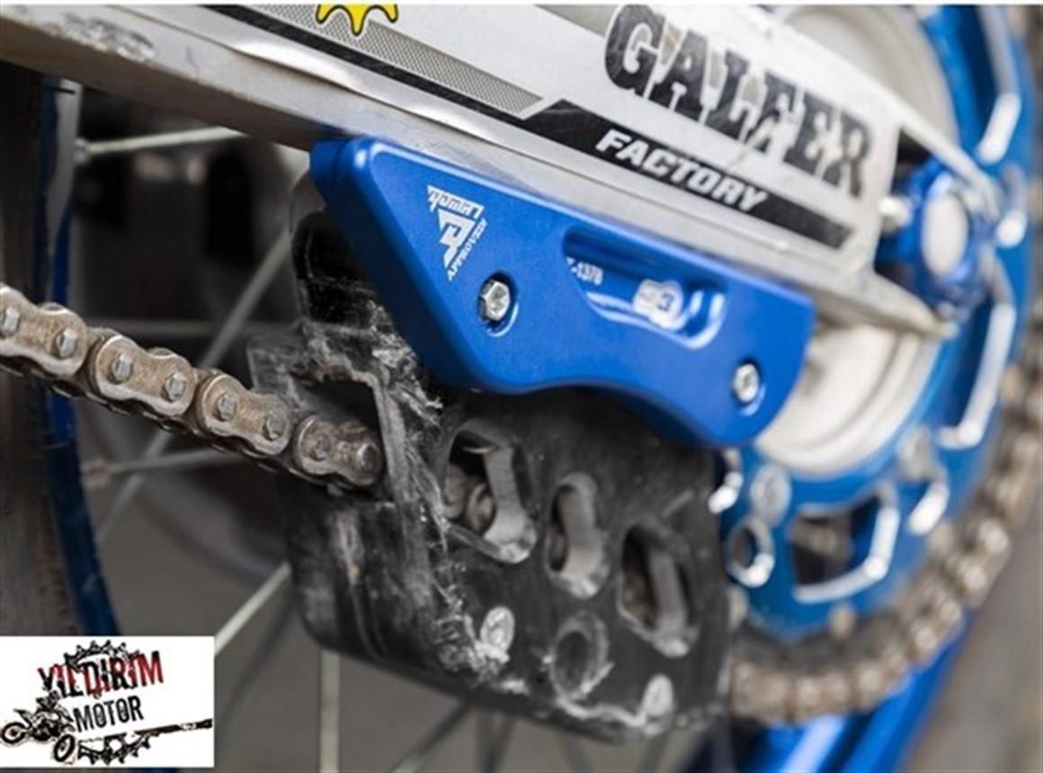 S3 SHERCO ARKA ZİNCİR SLİDER KORUYUCU MAVİ