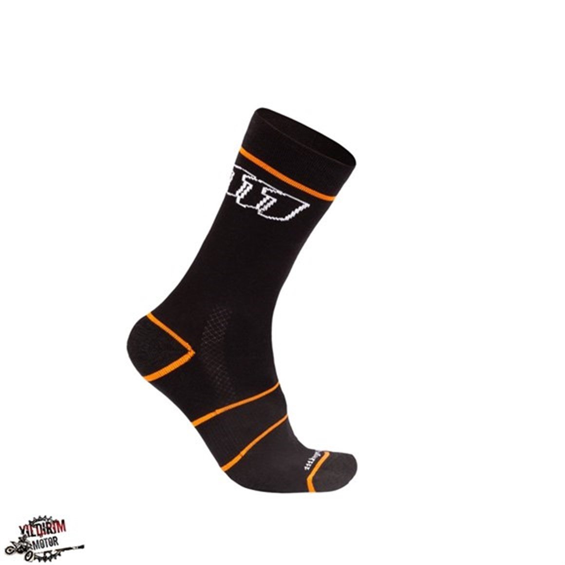 S3 SİYAH TURUNCU ÇORAP 39-42