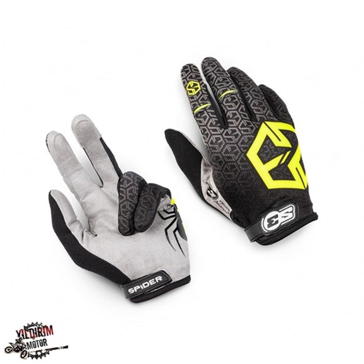 S3 SPİDER ÇOCUK ELDİVEN SARI SİYAH