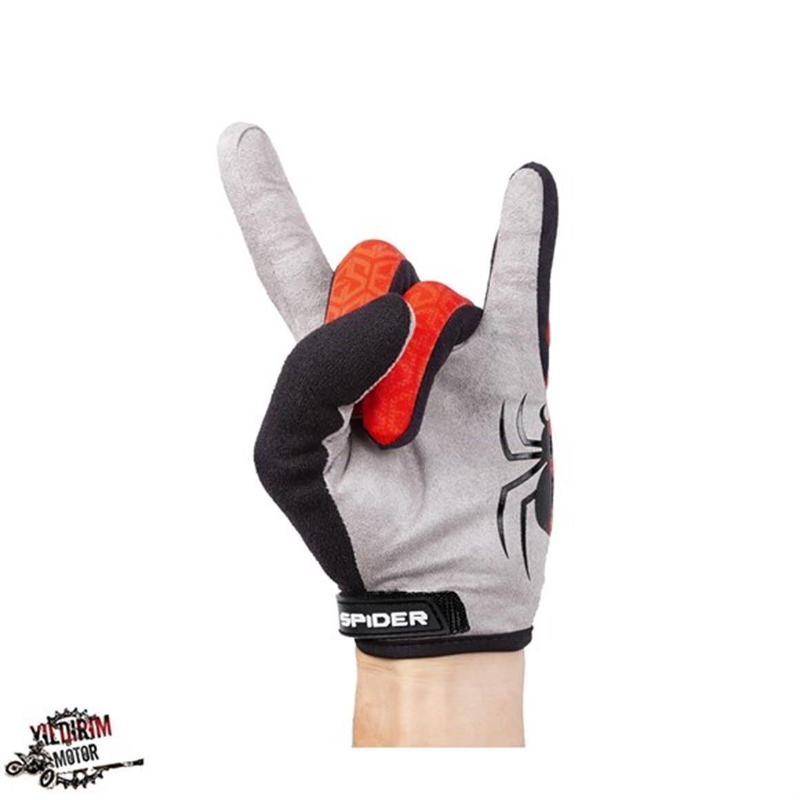 S3 SPİDER ÇOCUK ELDİVEN KIRMIZI