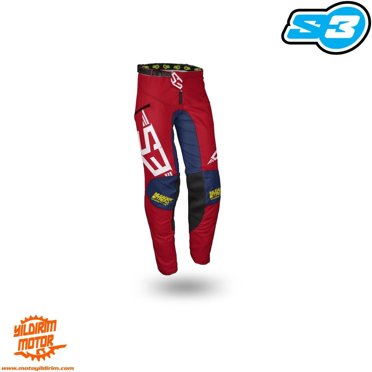 S3 WADE KIRMIZI PANTALON 