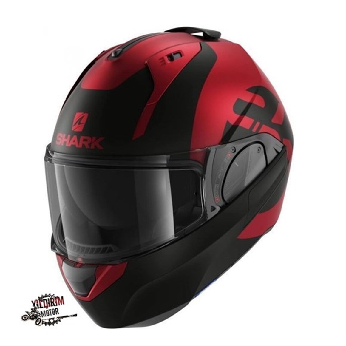 SHARK EVO-ES KEDJE MAT ÇENE AÇILIR KASK