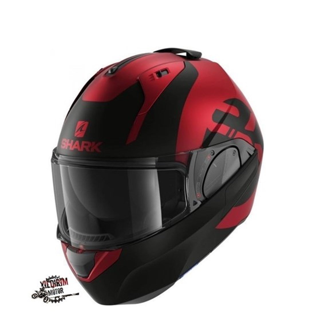 SHARK EVO-ES KEDJE MAT ÇENE AÇILIR KASK