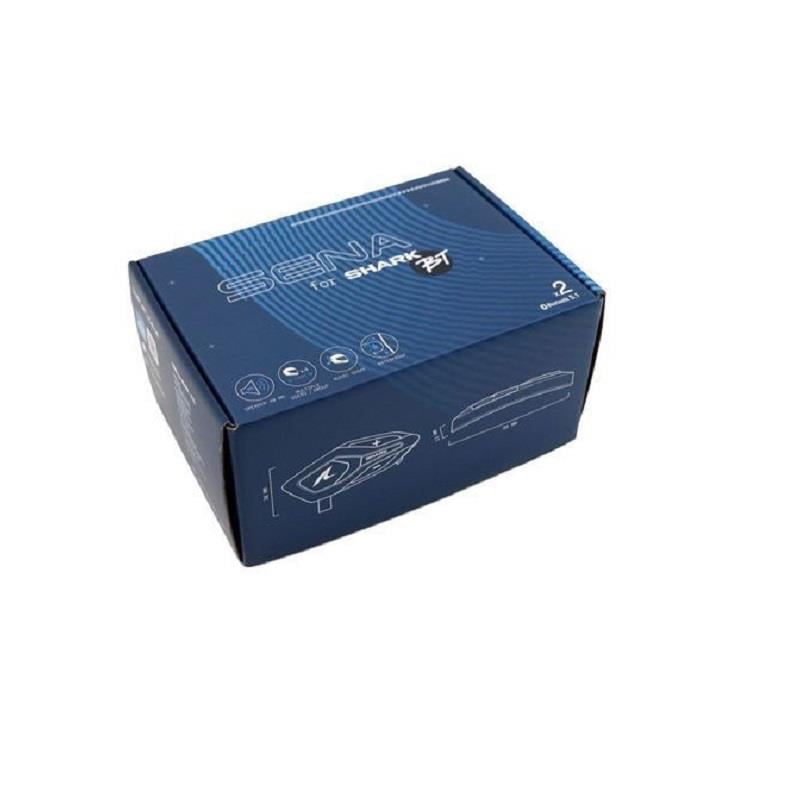 SHARK SENA BLUETOOTH İNTERCOM ÇİFTLİ BTD SİYAH