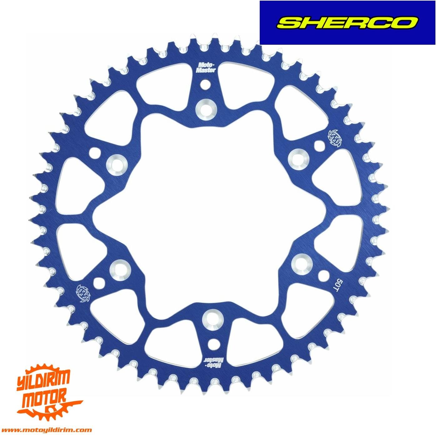 SHERCO MODELLER MOTO-MASTER ARKA DİŞLİ 520 50T BLUE