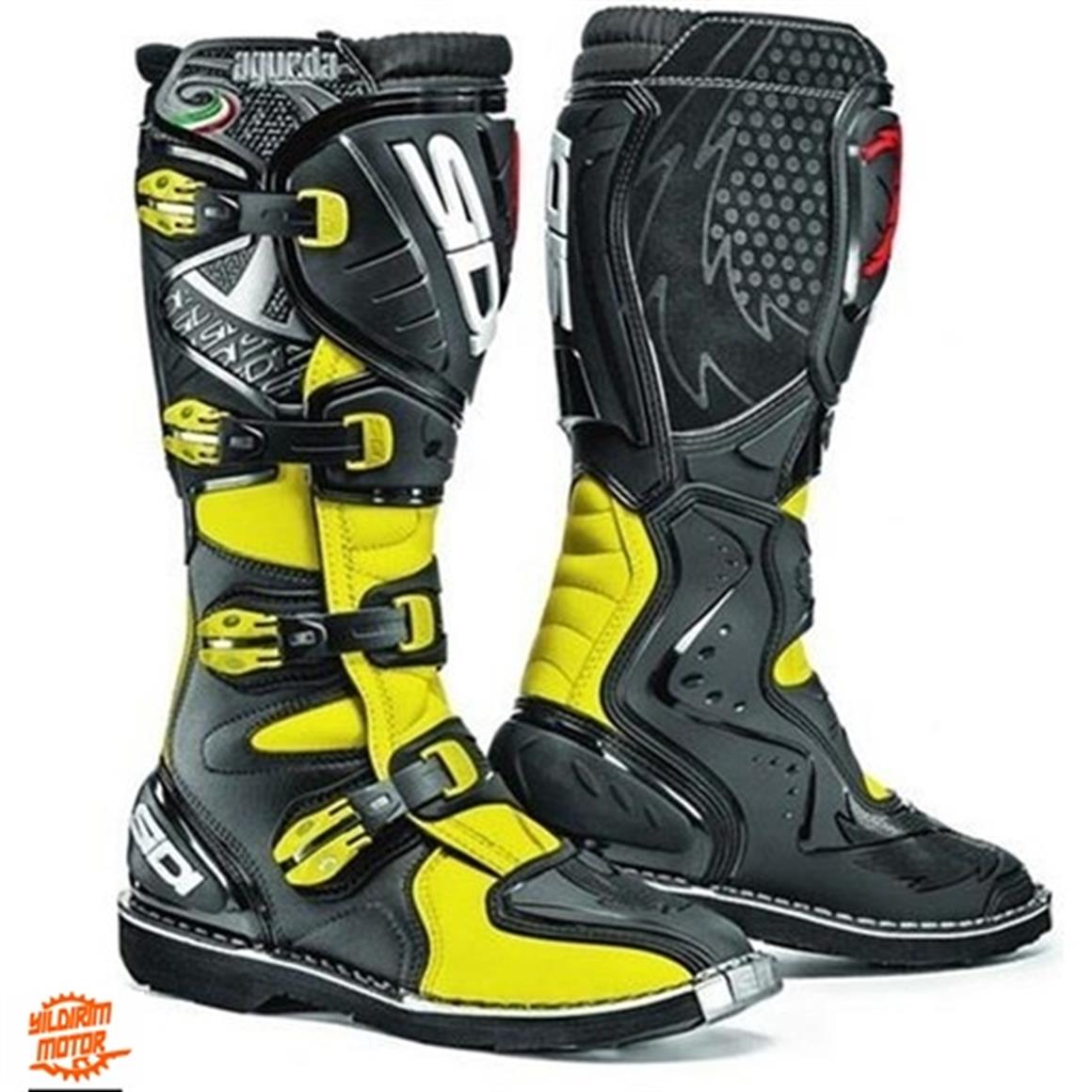 SIDI AGUEDA SİYAH SARI 45 NUMARA BOT