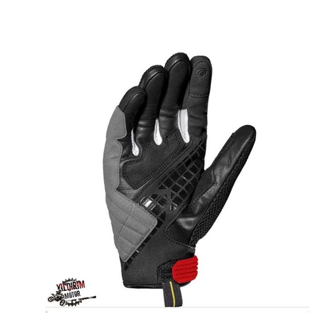 SPIDI G-CARBON YAZLIK ELDİVEN SİYAH-KIRMIZI