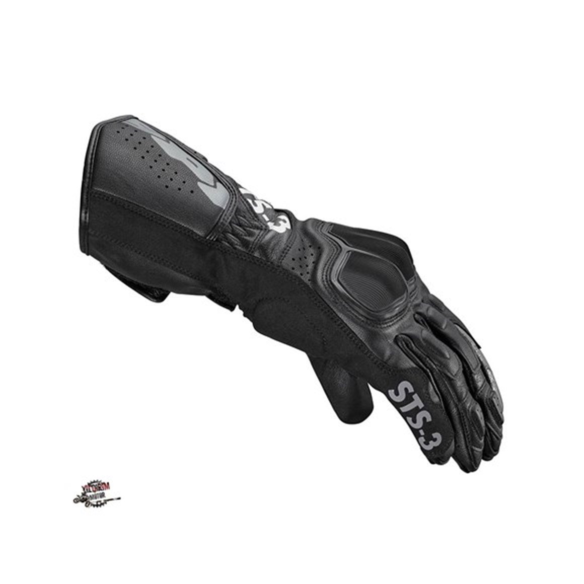 SPIDI STS-3 DERİ ELDİVEN SİYAH