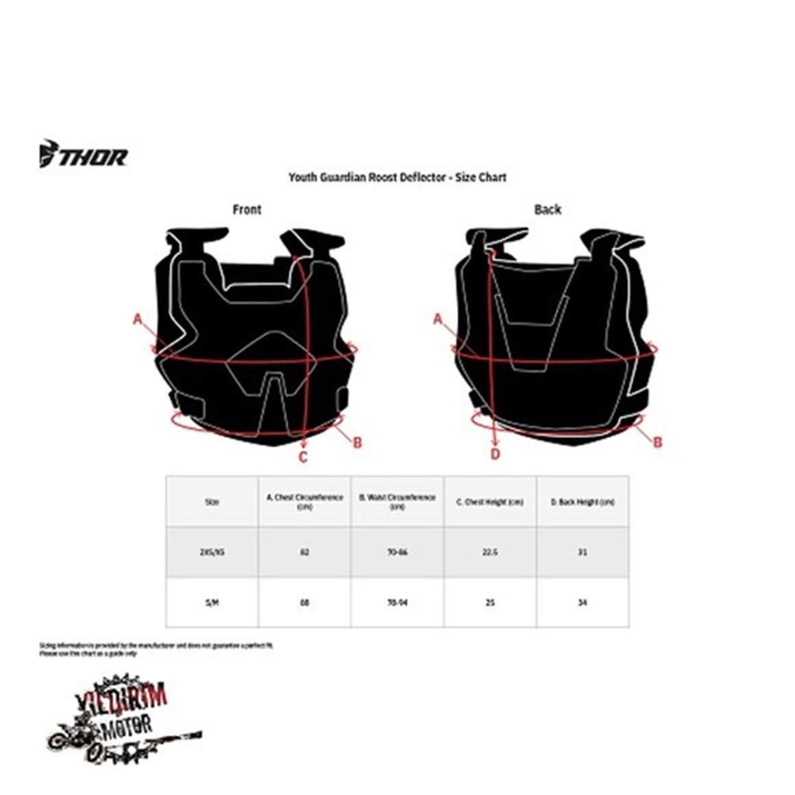 THOR MX UNISEX. VÜCUT KORUMA 