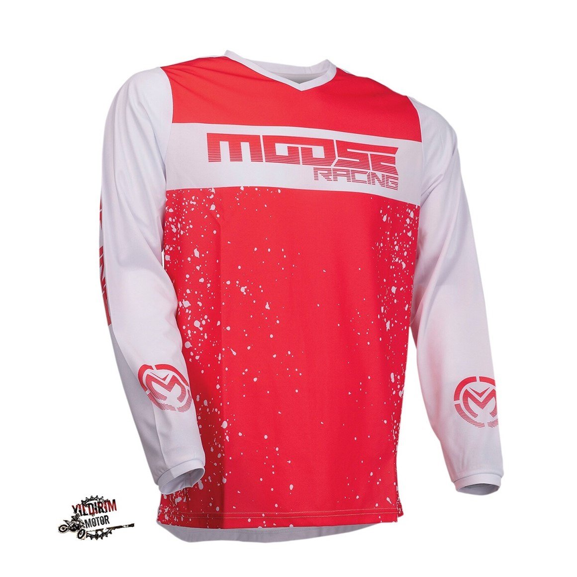 MOOSE RACING QUALIFIER JERSEY KIRMIZI BEYAZ