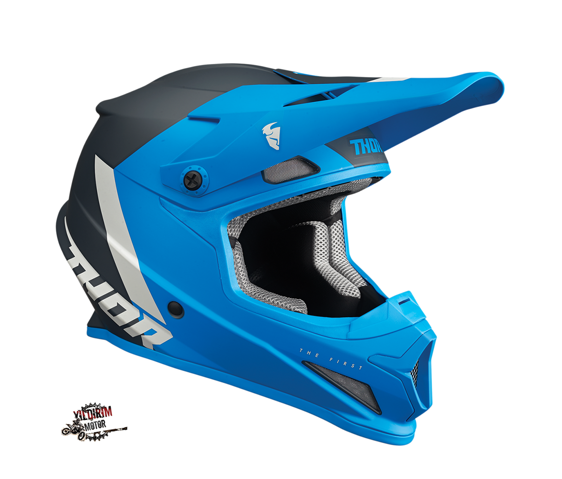 THOR SECTOR CHEV MAVİ KASK 