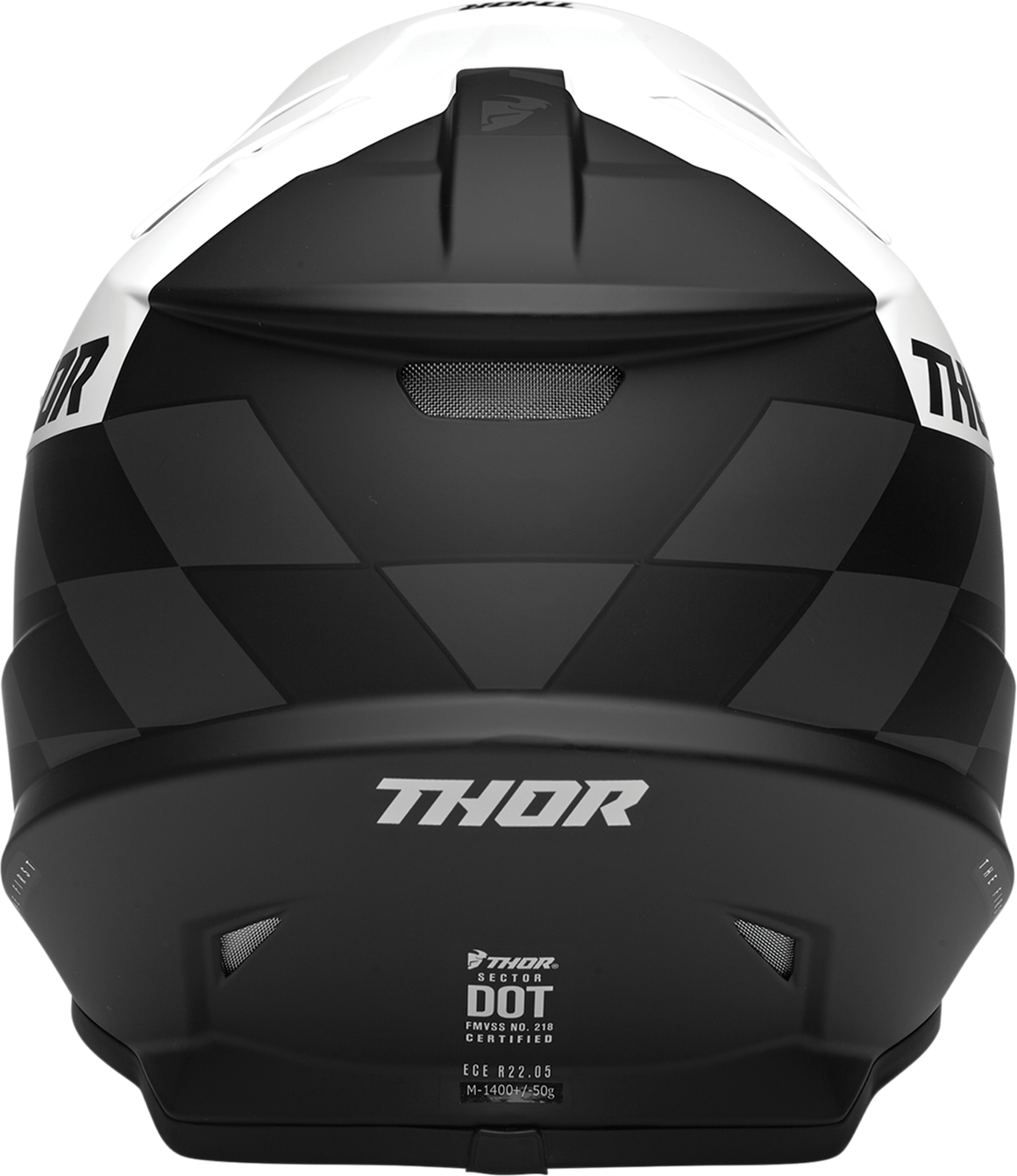 THOR SECTOR BIRDRK SİYAH BEYAZ KASK 