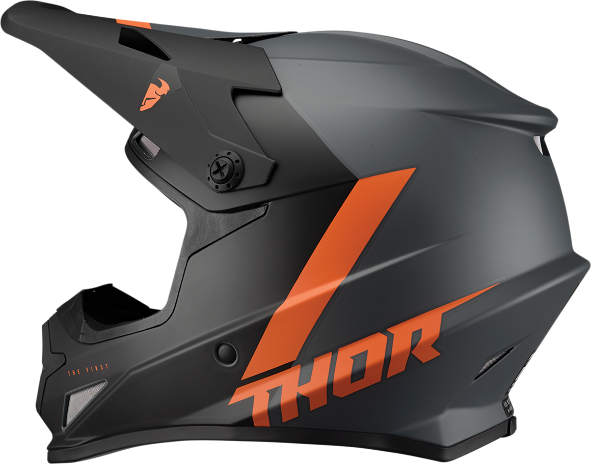 THOR SECTOR CHEV TURUNCU SİYAH KASK 
