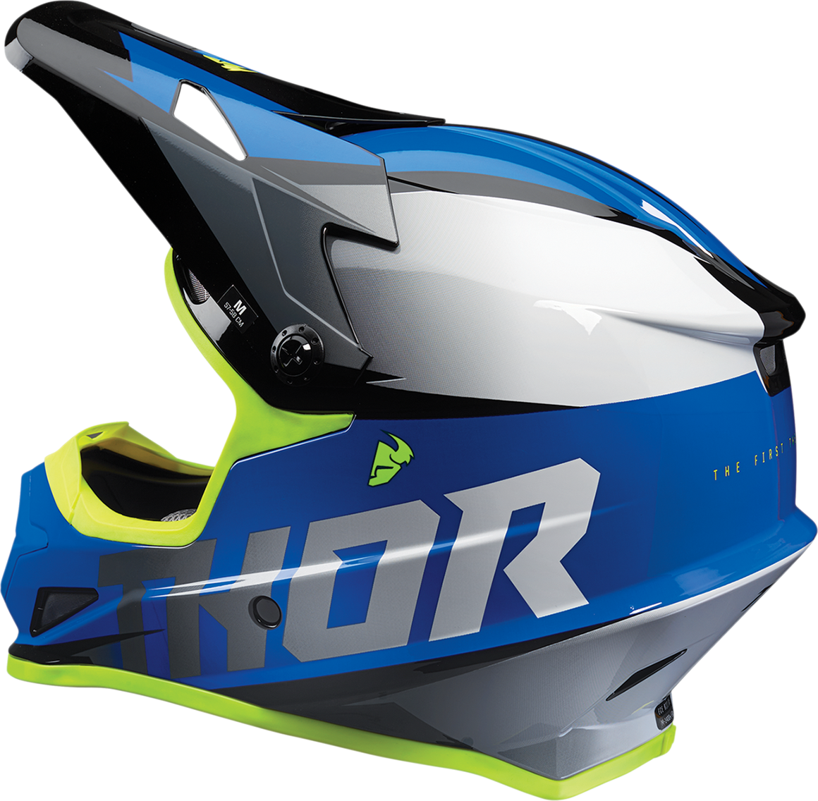 THOR SECTOR FADER MAVİ SİYAH KASK 