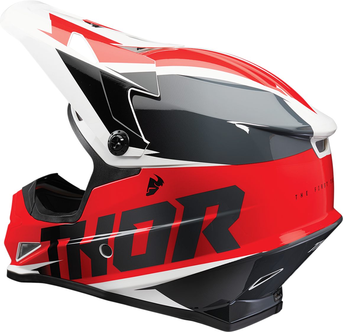 THOR SECTOR FADER KIRMIZI SİYAH KASK 