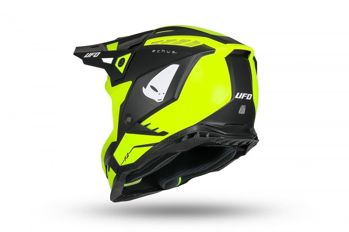 UFO ECHUS KASK SARI SİYAH 