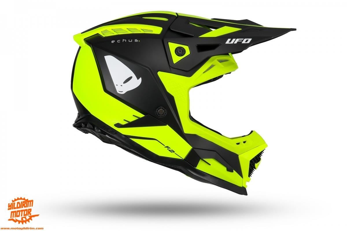 UFO ECHUS KASK SARI SİYAH 