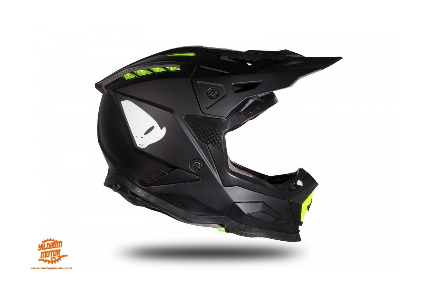 UFO ECHUS SİYAH KASK