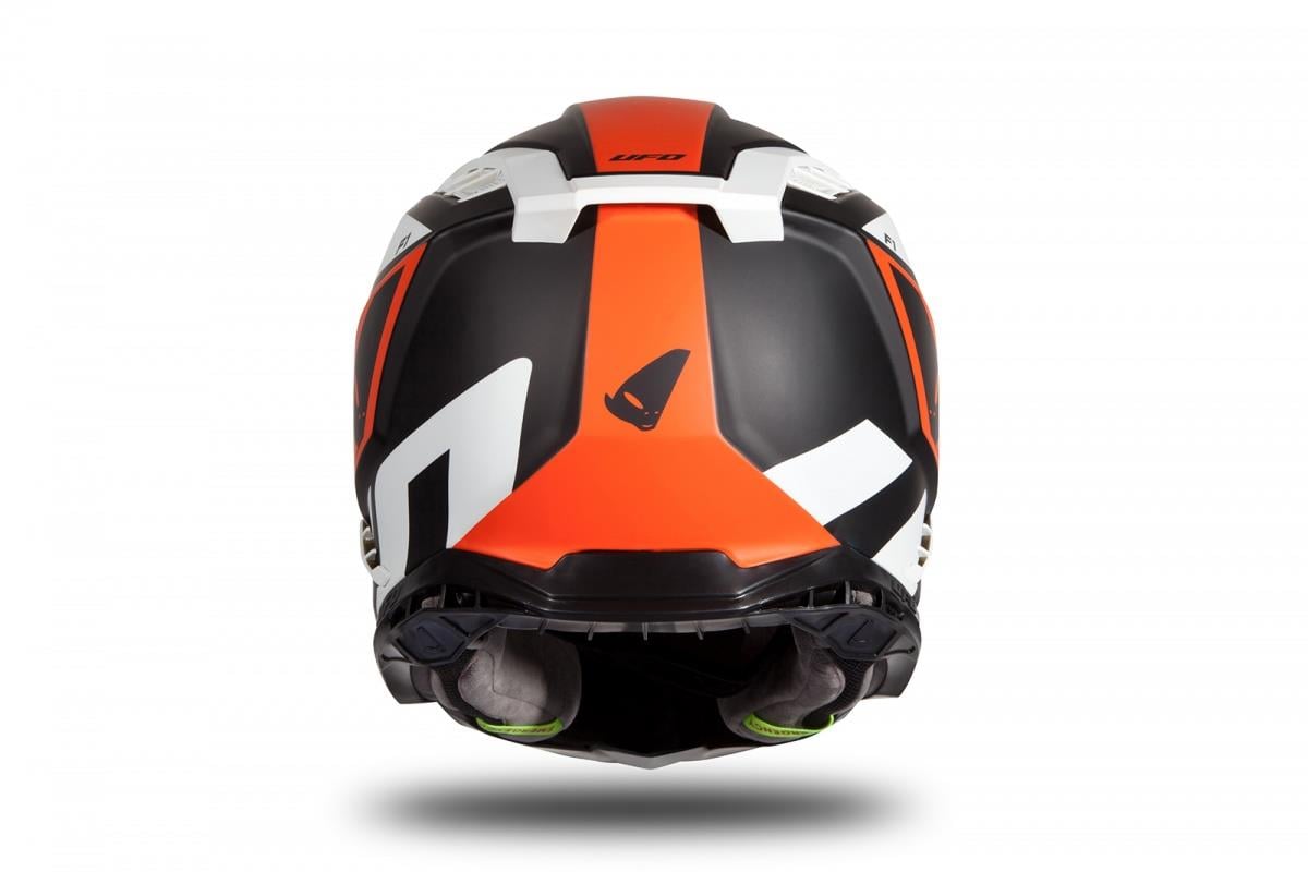 UFO ECHUS TURUNCU BEYAZ KASK