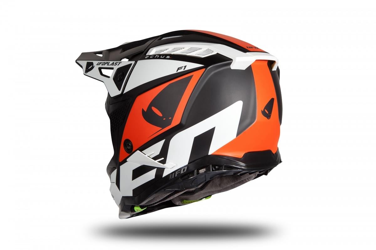 UFO ECHUS TURUNCU BEYAZ KASK