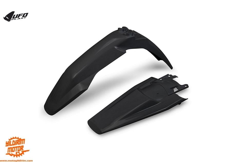 UFO HUSQVARNA TE250/FE250 ÖN ARKA ÇAMURLUK TAKIMI SİYAH 24-25