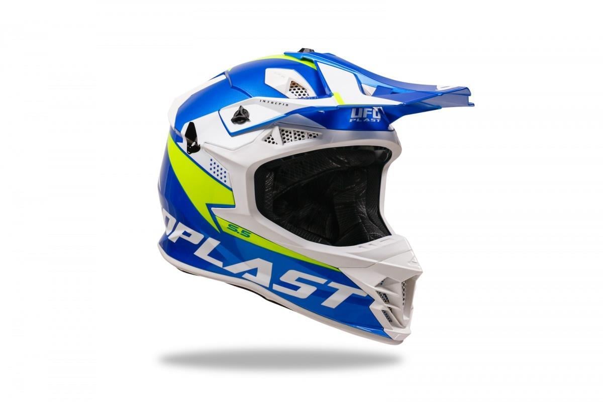 UFO INTREPID KASK MAVİ SARI