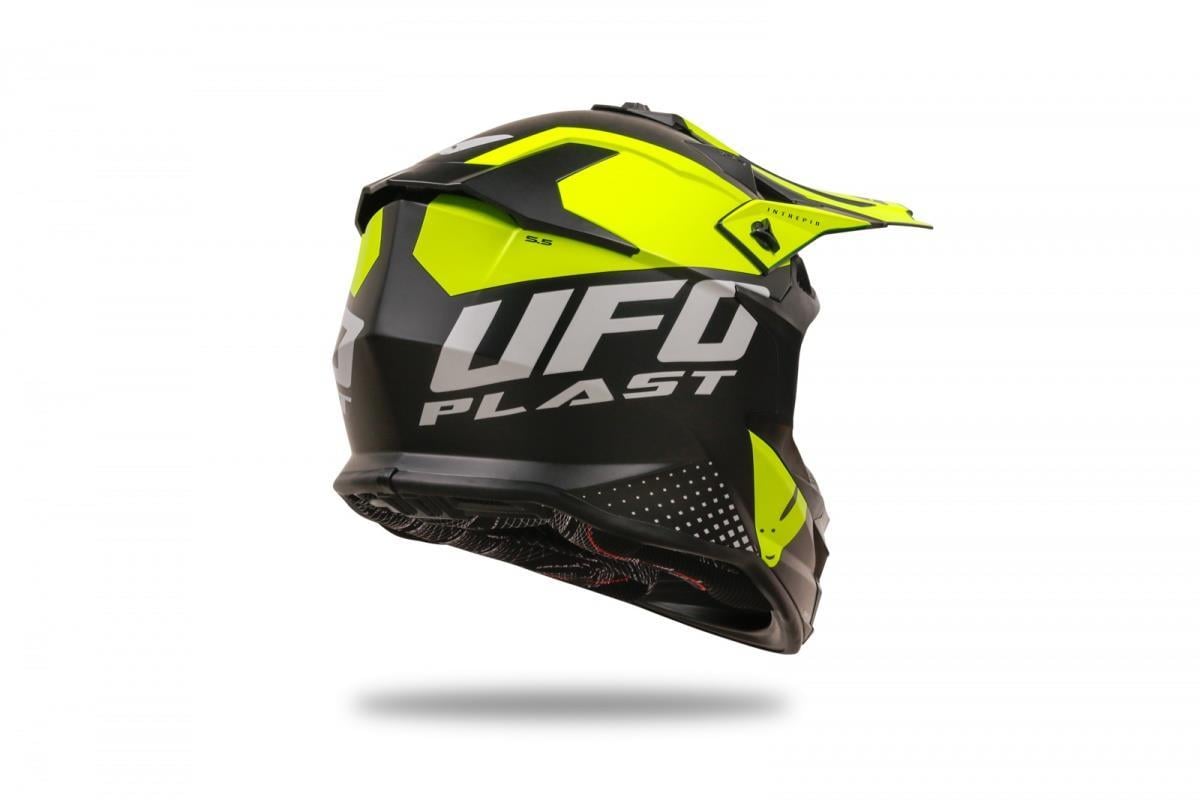 UFO INTREPID KASK SİYAH NEON SARI