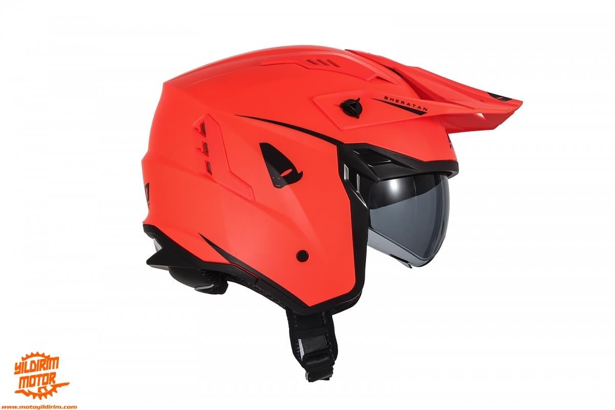 UFO SHERATAN JET KASK NEON TURUNCU