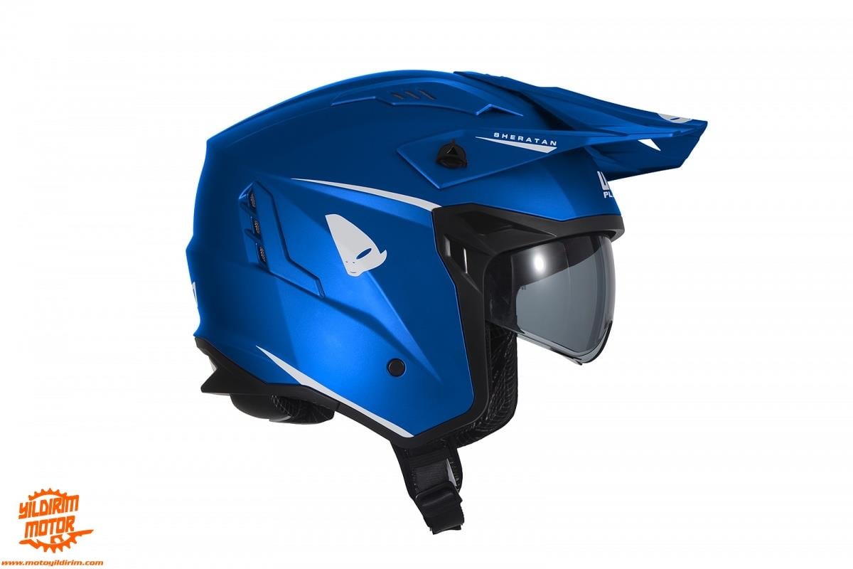 UFO SHERATAN JET KASK MAVİ