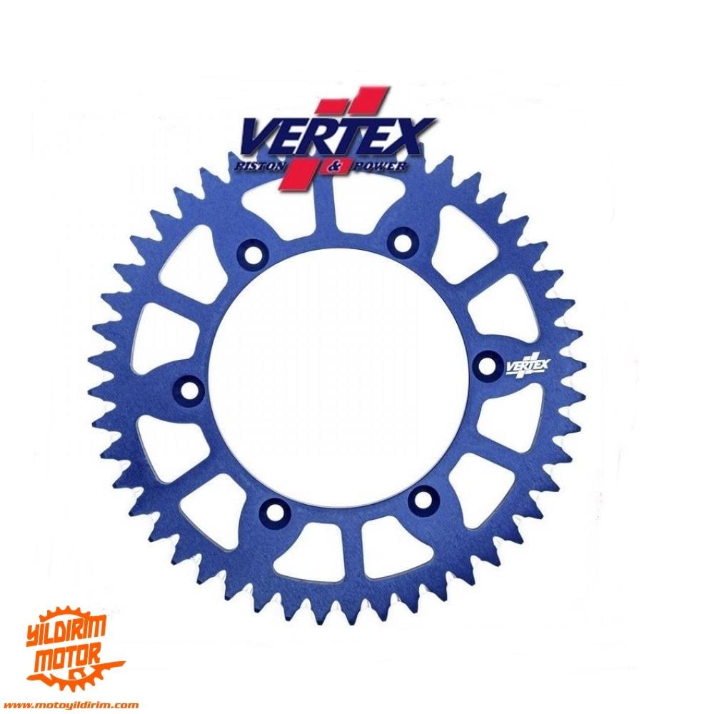VERTEX HUSQVARNA TE/FE ALUMİNYUM ARKA DİŞLİ MAVİ