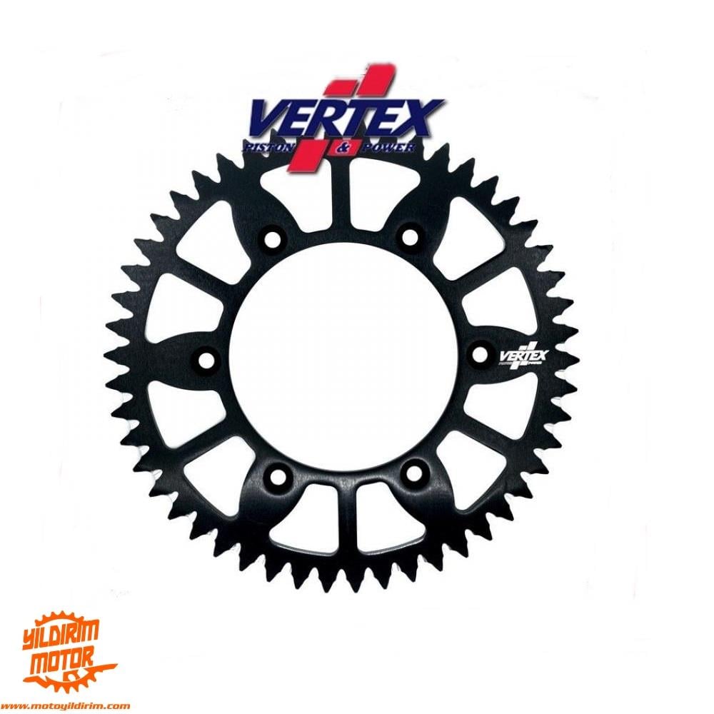VERTEX KTM HUSQ GASGAS ALUMİNYUM ARKA DİŞLİ SİYAH