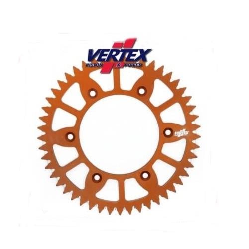 VERTEX KTM EXC/EXC-F ALUMİNYUM ARKA DİŞLİ TURUNCU