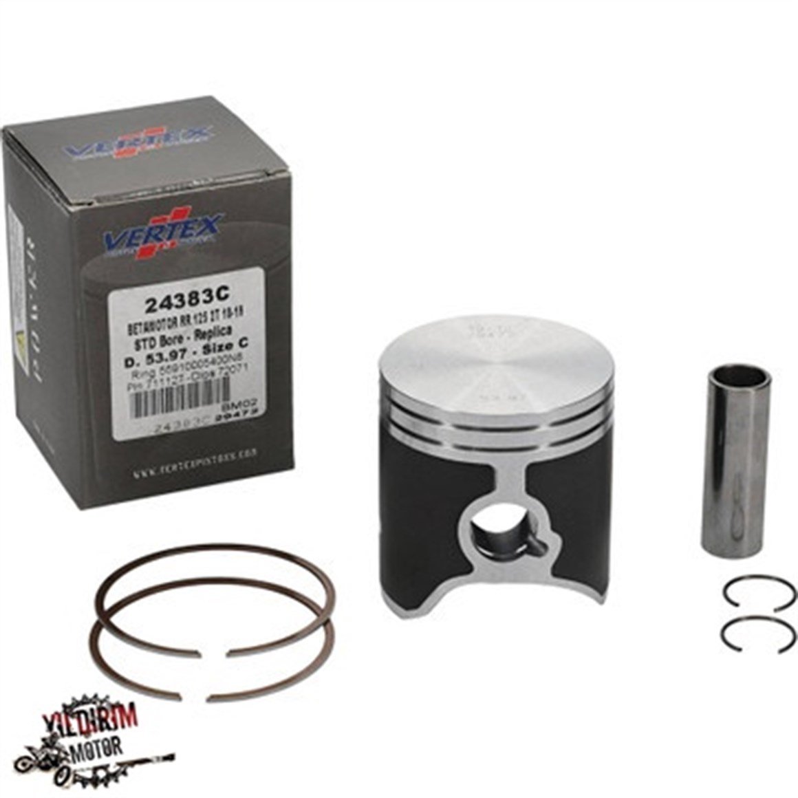 VERTEX BETA 125RR C PİSTON SEGMAN SETİ 18-24