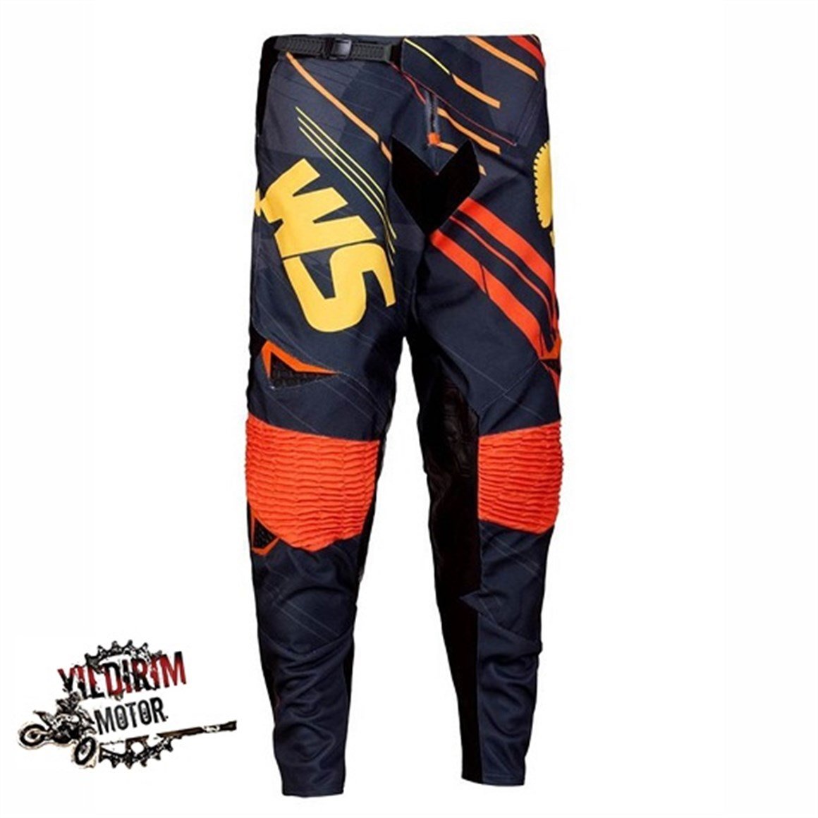 WİLDSPROCKET TURUNCU SARI SİYAH PANTALON