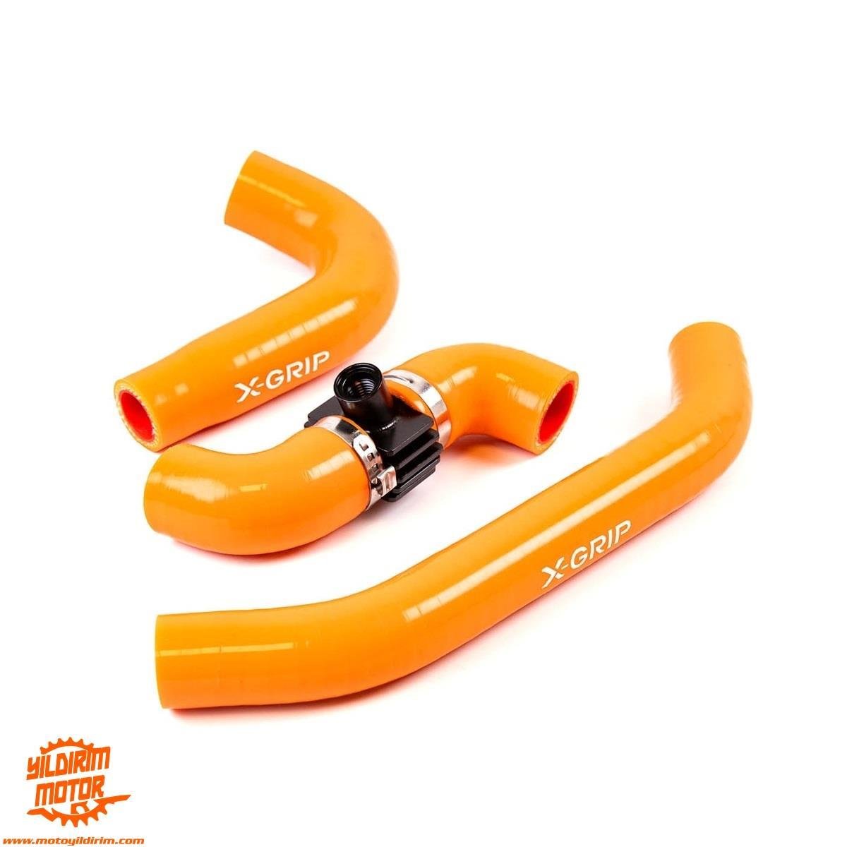 X-GRİP 24-25 KTM HUSQ GASGAS 2T RADYATÖR BORUSU TURUNCU