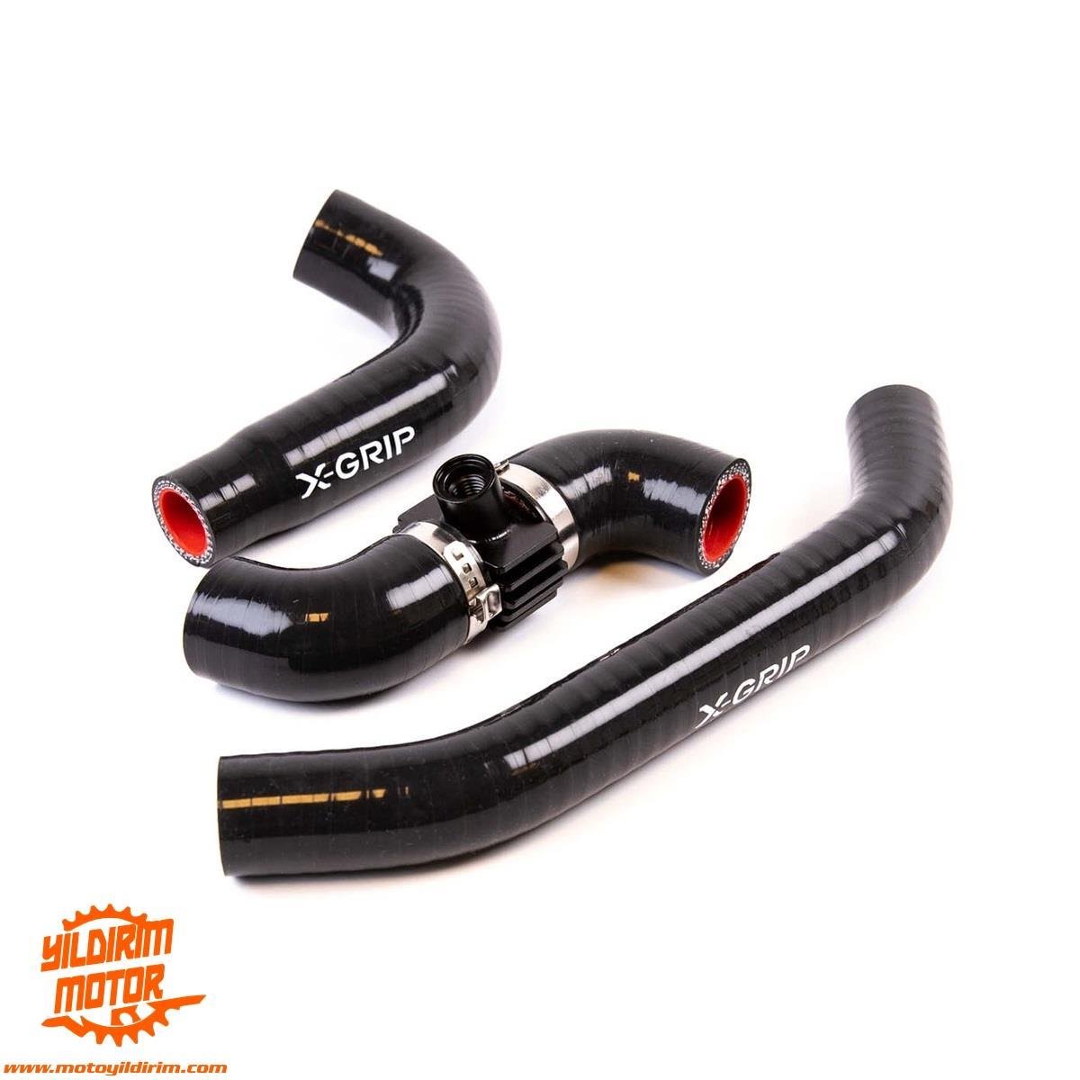 X-GRİP 24-25 KTM HUSQ GASGAS 2T RADYATÖR BORUSU SİYAH