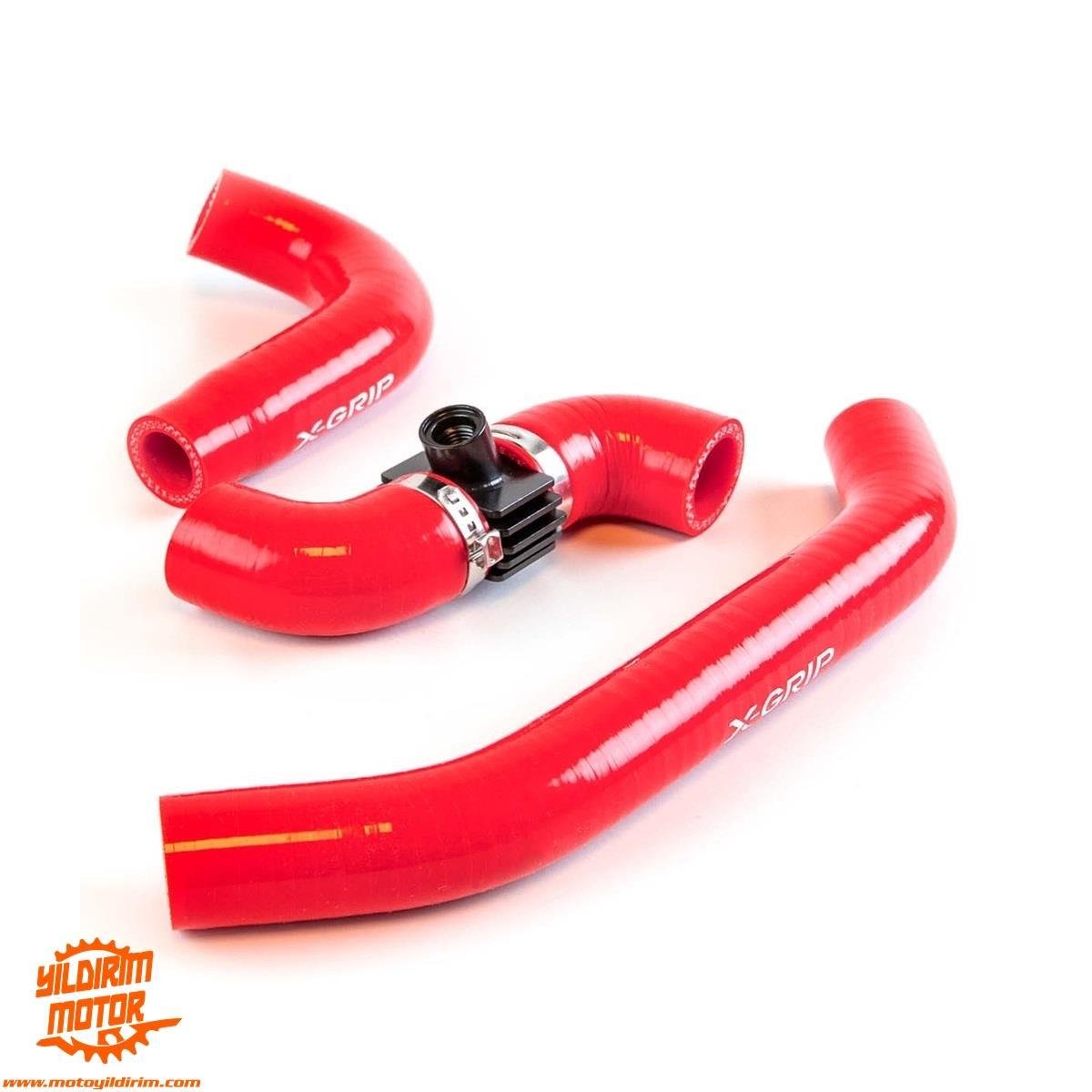 X-GRİP 24-25 KTM HUSQ GASGAS 2T RADYATÖR BORUSU KIRMIZI