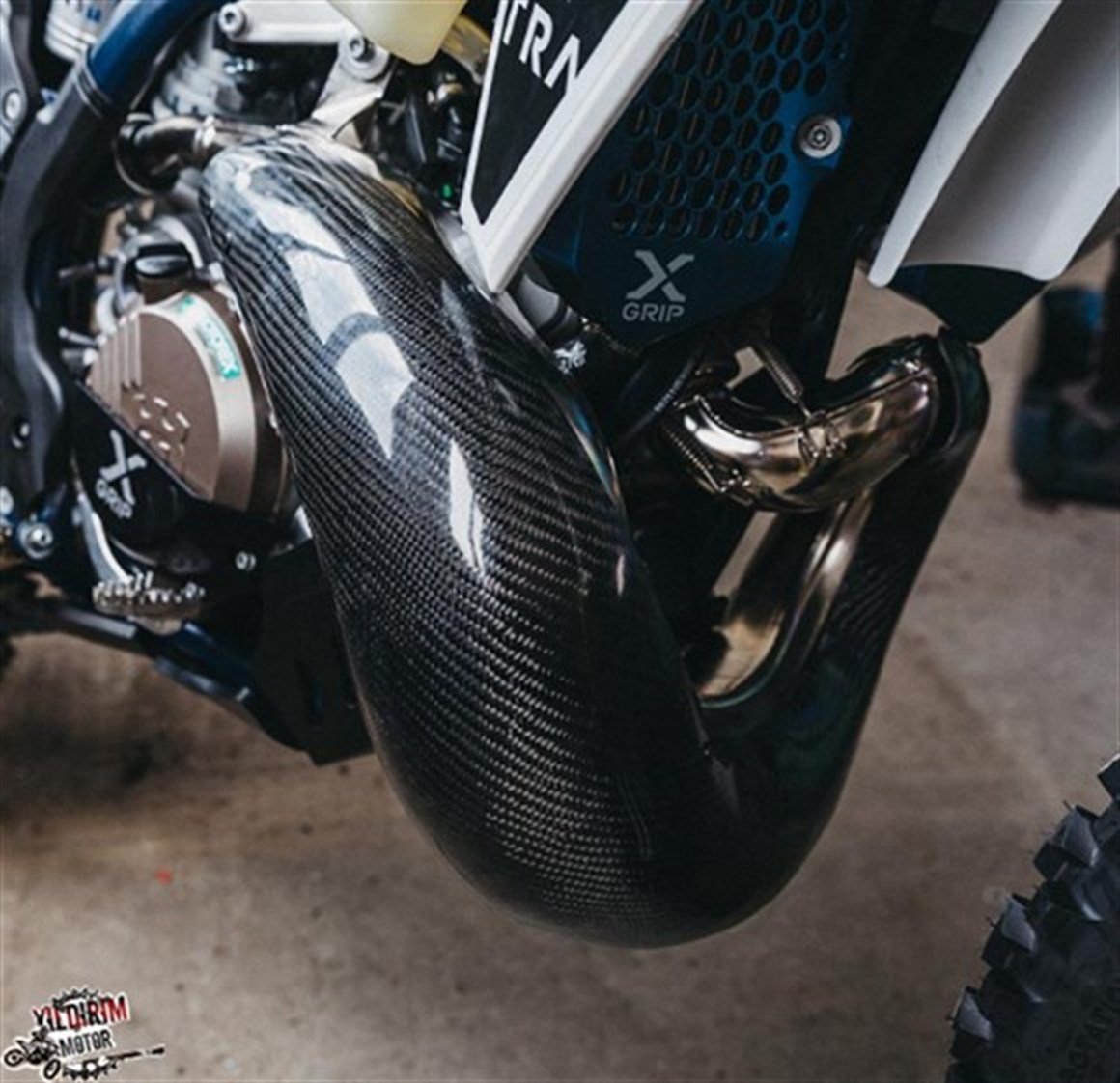 X-Grip KTM EXC. 250/300 Salyangoz Egzoz Koruma 2020/2023