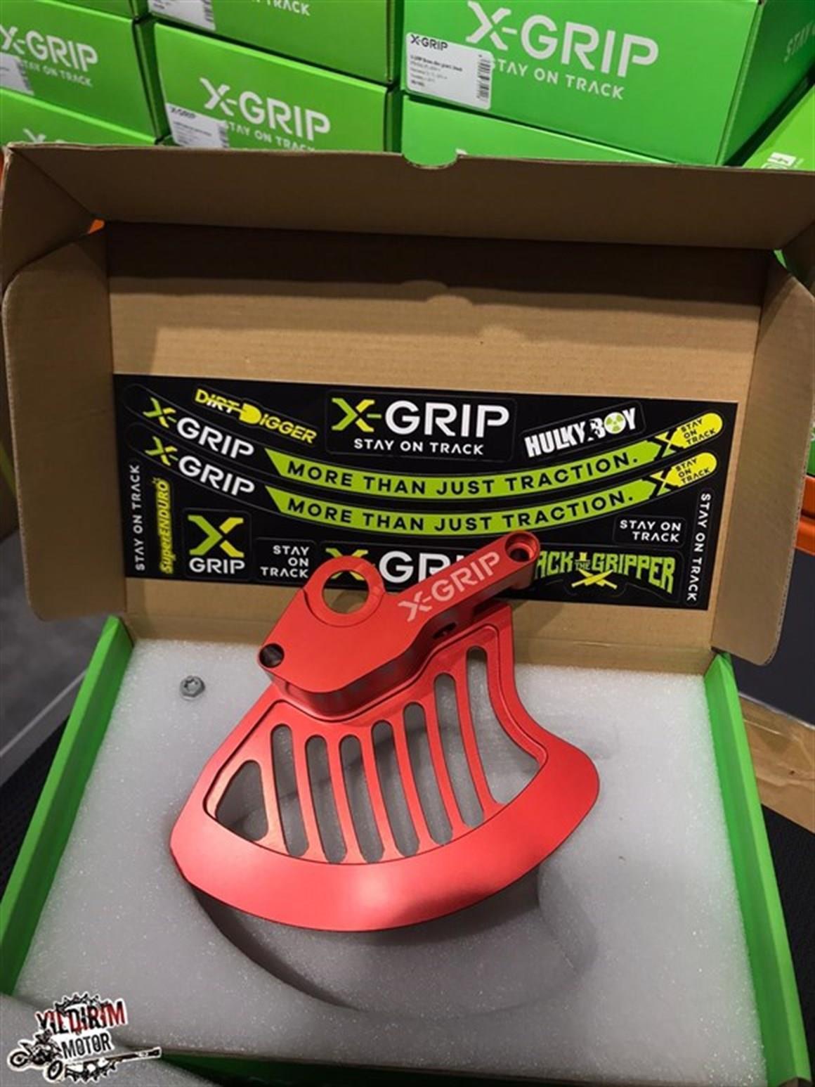 X-GRİP KTM HUSQ GASGAS ÖN Disk Koruma KIRMIZI 16-23