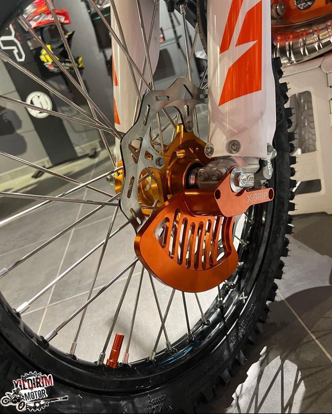 X-GRİP KTM HUSQ GAS GAS ÖN Disk Koruma TURUNCU 16-23